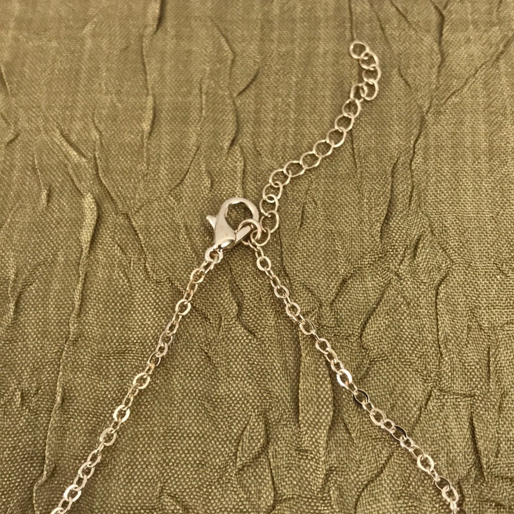 Romantic CZ Drop Lariat Y Necklace - Picture 5 of 7